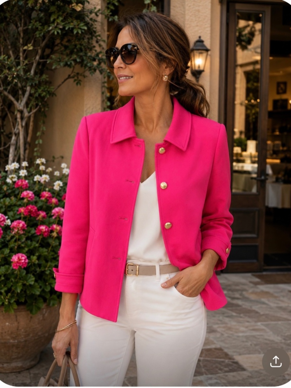 Calvin Klein Hot Pink Jacket –